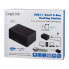 Фото #3 товара LogiLink QP0028 - HDD - SSD - Serial ATA - Serial ATA II - Serial ATA III - 2.5,3.5" - USB 3.2 Gen 2 (3.1 Gen 2) Type-C - 10 Gbit/s - Black