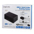 Фото #3 товара LogiLink QP0028, HDD, SSD, Serial ATA, Serial ATA II, Serial ATA III, 2.5,3.5", USB 3.2 Gen 2 (3.1 Gen 2) Type-C, 10 Gbit/s, Black