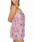 ფოტო #3 პროდუქტის Plus Size 1Pc. Brushed Floral Chemise Nightgown
