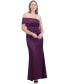 Women's Asymmetric Off-The-Shoulder Gown