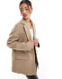 Фото #2 товара Nobody's Child Connie blazer in beige check