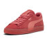 Puma Suede Classic Translucent Lace Up Womens Red Sneakers Casual Shoes 3988180