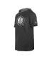 ფოტო #3 პროდუქტის Men's Black Brooklyn Nets Active Hoodie T-shirt