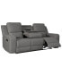 Фото #3 товара Maggie 90" Fabric with Console Manual Reclining Sofa