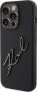 Karl Lagerfeld Karl Lagerfeld KLHCP15LSKSBMCK iPhone 15 Pro 6.1" czarny/black hardcase Silicone Karl Script