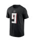 Фото #3 товара Men's Michael Penix Jr. Black Atlanta Falcons 2024 NFL Draft First Round Pick Name Number T-Shirt