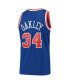 Men's Charles Oakley Blue New York Knicks Hardwood Classics 1991-92 Swingman Jersey