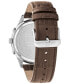 Фото #3 товара Часы Tommy Hilfiger Brown Leather Strap 44mm