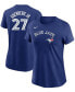 ფოტო #1 პროდუქტის Women's Vladimir Guerrero Jr. Royal Toronto Blue Jays Name Number T-shirt