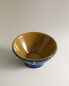 Фото #2 товара Striped ceramic snack bowl