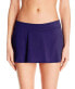 Anne Cole 259042 Women's Live in Color Swim Skirt Navy Size X-Small