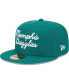 Фото #2 товара Men's Augusta Green Memphis Grizzlies Script 59FIFTY Fitted Hat