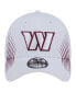 Men's White Washington Commanders Active 39thirty Flex Hat Белый, M/L - фото #3