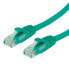 Фото #2 товара VALUE UTP Cable Cat.6 - halogen-free - green - 0.5 m - 0.5 m - Cat6 - U/UTP (UTP) - RJ-45 - RJ-45
