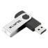 Xlyne 177534-2 - 128 GB - USB Type-A - 3.0 - 8 MB/s - Swivel - Black - Silver