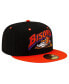 Фото #4 товара Men's Black Buffalo Bisons Theme Night Lacrosse 59FIFTY Fitted Hat