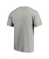 ფოტო #3 პროდუქტის Men's Heathered Gray Chicago Bulls Alternate Logo T-shirt