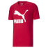 Фото #2 товара Puma Classics Logo Crew Neck Short Sleeve T-Shirt Mens Red Athletic Casual 53325