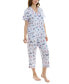 Фото #3 товара Пижама Roudelain Printed Capri Pajamas