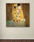Фото #2 товара Gustav Klimt 'The Kiss 1907-8' Canvas Art - 35" x 35"