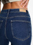 Vero Moda – Skinny-Jeans in Dunkelblau mit mittelhohem Bund