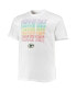 Men's White Green Bay Packers Big and Tall City Pride T-shirt