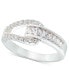 Silver-Tone Pavé & Baguette Cubic Zirconia Ring, Created for Macy's