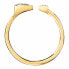 Stylish gold-plated open ring Trilliant SAWY07