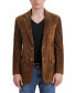 Фото #1 товара Men Grant 2-Button Suede Leather Blazer