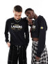 Фото #1 товара Nike Basketball NBA Unisex LA Lakers graphic long sleeve in black