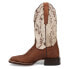 Фото #3 товара Dan Post Boots Clarabelle Cow Square Toe Cowboy Womens Brown Casual Boots DP525