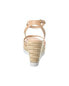 Фото #3 товара Stuart Weitzman Catlina Leather Espadrille Wedge Women's Beige 7