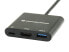 Фото #4 товара Conceptronic Donn USB-C - HDMI - USB 3.2 Gen 1 (3.1 Gen 1) Type-C - HDMI,USB 3.2 Gen 1 (3.1 Gen 1) Type-A,USB 3.2 Gen 1 (3.1 Gen 1) Type-C - 5000 Mbit/s - Black - 60 W - China
