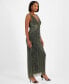 Women's Twist-Front Sleeveless Gown