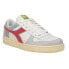 Фото #2 товара Diadora Magic Basket Low Lace Up Womens Grey, White Sneakers Casual Shoes 17855