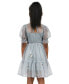 ფოტო #2 პროდუქტის Toddler & Little Girls Embroidered-Mesh Puff-Sleeve Dress