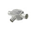 Фото #1 товара Hama 00205237 - Cable splitter - 4 - 1000 MHz - Silver - Metal - 22 dB - Coaxial