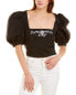 Фото #1 товара Caroline Constas Long Sleeve Delilah Top Women's Xs