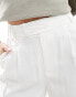 Фото #2 товара Stradivarius linen look culotte in white