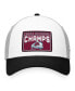 Фото #3 товара Men's White, Black Colorado Avalanche 2023 Central Division Champions Locker Room Adjustable Hat