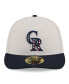 ფოტო #4 პროდუქტის Men's Black Colorado Rockies 2024 Fourth of July Low Profile 59FIFTY Fitted Hat