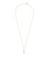 ფოტო #3 პროდუქტის Cultured Freshwater Pearl and Diamond Accent Pendant Necklace in 14K Yellow Gold