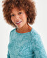 ფოტო #3 პროდუქტის Women's Pima Cotton Printed 3/4-Sleeve Top, Created for Macy's