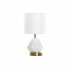 Фото #2 товара Настольная лампа DKD Home Decor Белый полиэстер Металл Керамика 220 V Позолоченный 50 W (20 x 20 x 37 cm)