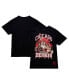Men's Dennis Rodman Black Chicago Bulls Hardwood Classics Bling Concert Player T-shirt