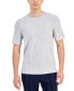Фото #1 товара Men's Tonal Wave Jacquard T-Shirt, Created for Macy's