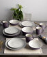 Colorwave Coupe 16-Pc. Dinnerware Set, Service for 4