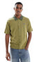 Paul Smith knitted collared shirt with zebra logo in green 2XL - фото #6