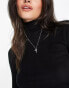 Фото #4 товара ONLY roll neck top in black