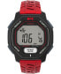 ფოტო #1 პროდუქტის UFC Men's Spark Digital Red Polyurethane Strap Heart Rate Watch 46mm